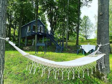 Фото номера Двухместный номер с 1 кроватью и террасой Кемпинги Tree house Linde г. Kaibala 15
